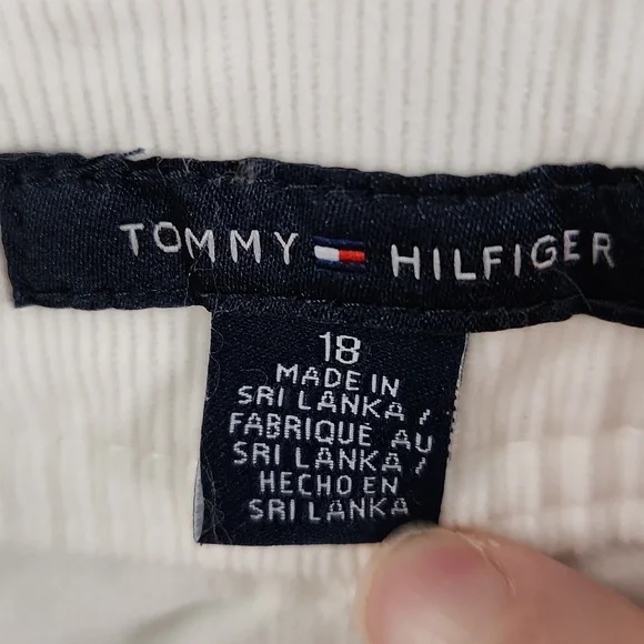 Tommy Hilfiger White Corduroy Mini Skirt - Picture 3 of 11